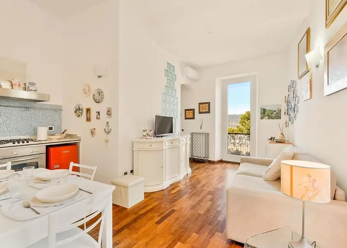 Lägenhet La Loggia Del Delfino 5 Terre Sea View Ac